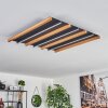 FAVORINA Ceiling Light LED Ecru, black, 1-light source, Remote control