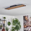 FAVORINA Ceiling Light LED Ecru, black, 1-light source, Remote control