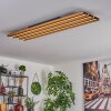 FAVORINA Ceiling Light LED Ecru, black, 1-light source