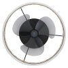 Eglo FRANA ceiling fan LED black, 1-light source, Remote control
