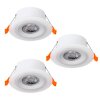 Eglo CALONGE recessed light - set of 3 LED white, 3-light sources