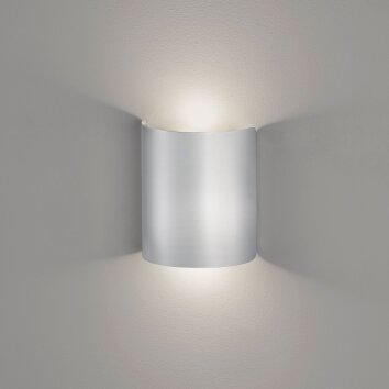 Fischer & Honsel HALV Wall Light LED silver, 2-light sources