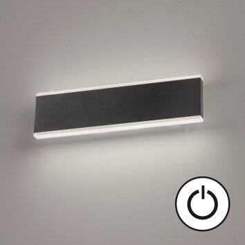 Fischer & Honsel MUUR Wall Light LED black, 1-light source