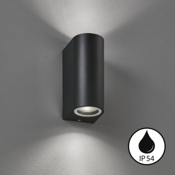 Fischer & Honsel MARLON Wall Light LED black, 2-light sources