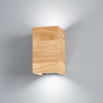 Fischer & Honsel SHINE-WOOD Wall Light Ecru, 2-light sources