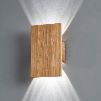 Fischer & Honsel SHINE-WOOD Wall Light LED Ecru, 4-light sources