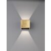 Fischer & Honsel COG Wall Light LED gold, 2-light sources