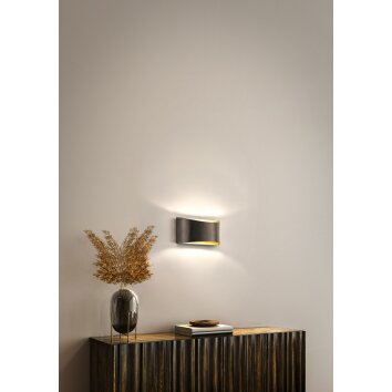 Fischer & Honsel ARLES Wall Light LED black, 2-light sources