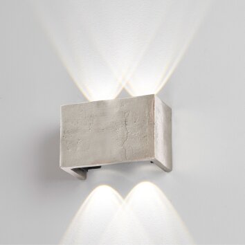 Fischer & Honsel COG Wall Light LED matt nickel, 4-light sources