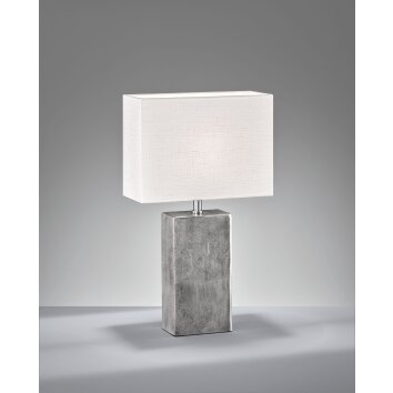 Fischer & Honsel AMIENS Table lamp matt nickel, 1-light source