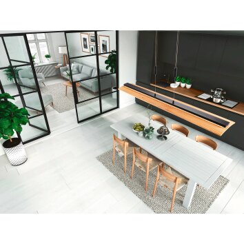 Fischer & Honsel SHINE-WOOD Pendant Light LED black, 1-light source