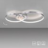 Leuchten-Direkt ASMINA Ceiling Light LED silver, 2-light sources