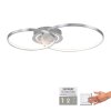 Leuchten-Direkt ASMINA Ceiling Light LED silver, 2-light sources