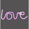 Leuchten-Direkt NEON-LOVE decorative light LED pink, 1-light source