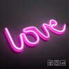Leuchten-Direkt NEON-LOVE decorative light LED pink, 1-light source