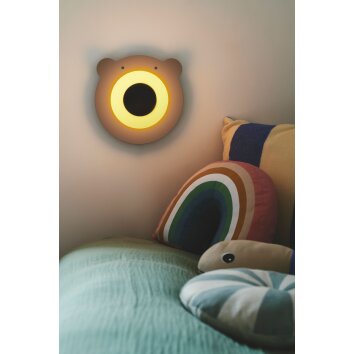 Nordlux BRUNABEAR Wall Light brown, 1-light source