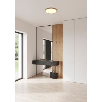 Nordlux OJA Ceiling Light LED Wood like finish, 1-light source