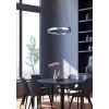 Trio THOMPSON Pendant Light LED brushed aluminium, 1-light source, Remote control, Colour changer