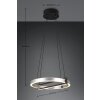 Trio THOMPSON Pendant Light LED brushed aluminium, 1-light source, Remote control, Colour changer