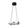 Trio THOMPSON Pendant Light LED brushed aluminium, 1-light source, Remote control, Colour changer