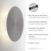 Paul Neuhaus AKKU PUNTUA Wall Light LED white, 1-light source, Remote control