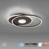 Leuchten-Direkt DOMINO Ceiling Light LED black, 1-light source