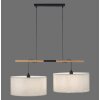 JUST LIGHT GERDA SOFIE Pendant Light Ecru, black, 2-light sources