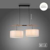 JUST LIGHT GERDA SOFIE Pendant Light Ecru, black, 2-light sources