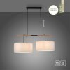 Leuchten-Direkt GREEN SOFIE Pendant Light Ecru, black, 2-light sources