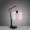 JUST LIGHT GERDA SOFIE Table lamp Ecru, black, 1-light source