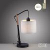 Leuchten-Direkt GREEN SOFIE Table lamp Ecru, black, 1-light source
