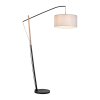 Leuchten-Direkt GREEN SOFIE Floor Lamp Ecru, black, 1-light source