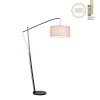 Leuchten-Direkt GREEN SOFIE Floor Lamp Ecru, black, 1-light source