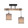 JUST LIGHT GERDA TRIBU Ceiling Light Ecru, black, 2-light sources