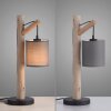 JUST LIGHT GERDA TRIBU Table lamp Ecru, black, 1-light source