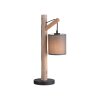 JUST LIGHT GERDA TRIBU Table lamp Ecru, black, 1-light source