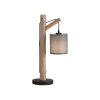 JUST LIGHT GERDA TRIBU Table lamp Ecru, black, 1-light source