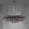 Paul Neuhaus ICICLE chandelier black, 15-light sources