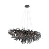Paul Neuhaus ICICLE chandelier black, 15-light sources