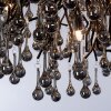 Paul Neuhaus ICICLE chandelier black, 10-light sources