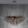 Paul Neuhaus ICICLE chandelier black, 10-light sources