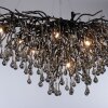 Paul Neuhaus ICICLE chandelier black, 10-light sources