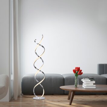 Paul Neuhaus KIRIBI Floor Lamp LED chrome, 1-light source