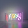 Leuchten-Direkt NEON-HAPPY decorative light LED transparent, clear, 1-light source