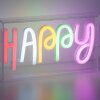 Leuchten-Direkt NEON-HAPPY decorative light LED transparent, clear, 1-light source