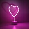 Leuchten-Direkt NEON-HERZ decorative light LED pink, 1-light source