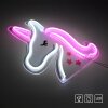 Leuchten-Direkt NEON-UNICORN decorative light LED transparent, clear, 1-light source