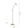 Paul Neuhaus PINO Floor Lamp LED brass, 1-light source