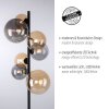 Paul Neuhaus POPSICLE Floor Lamp LED black, 7-light sources