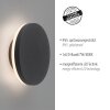 Paul Neuhaus PUNTUA Outdoor Wall Light LED anthracite, 1-light source